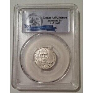 2017 S Jefferson Nickel Enhanced SP70 FS PCGS FDI Denver ANA
